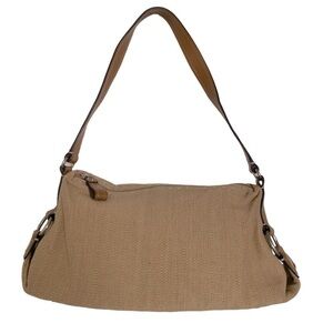 Vintage Fossil Y2K Oblong Shoulder Bag with Buckles